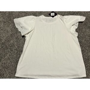 F28 NWT new Ava &‎ Viv white womens t shirt top 1X